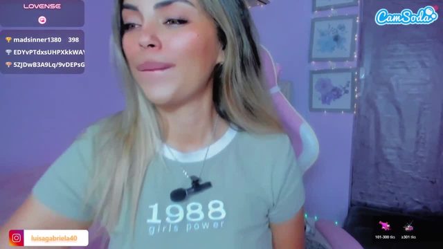 gabrielaprietopansy Camsoda Female webcam stream 2026-10-21 07:54