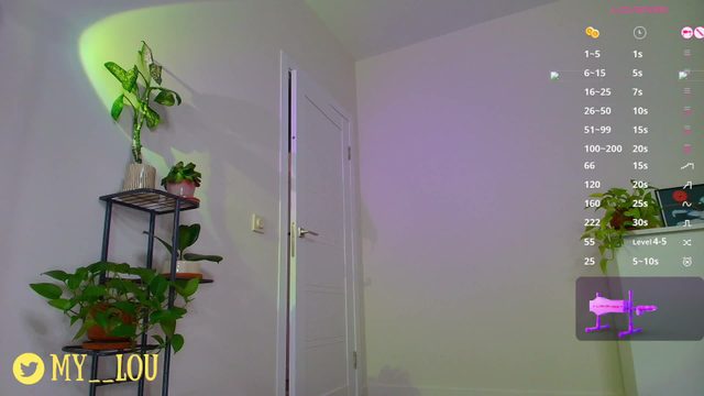 my-lou cam broadcast (Bongacams) — 7 min