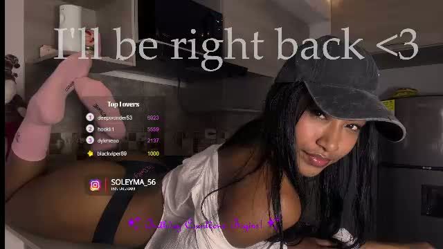 soleyma on Chaturbate: webcam broadcast from 2026-08-26 21:07